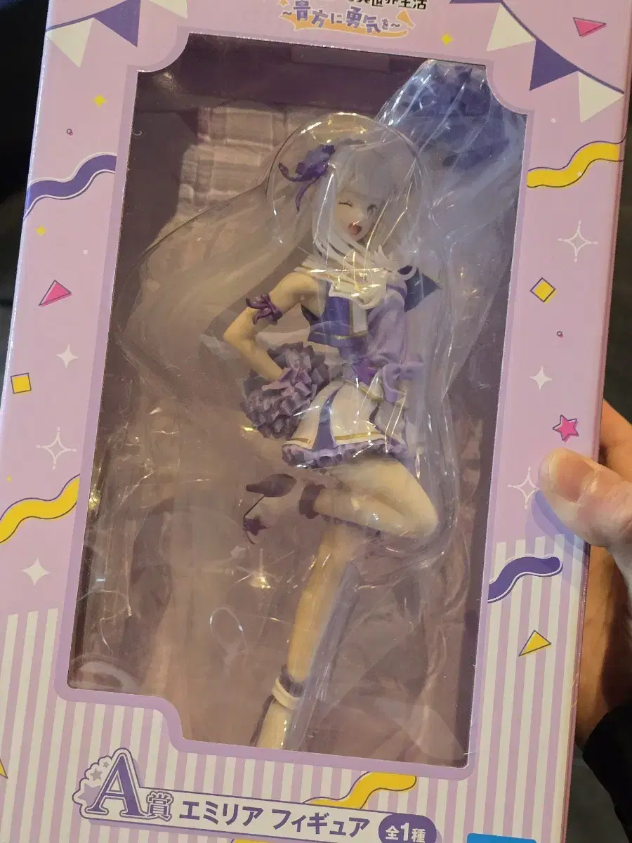 [Includes shipping] Lizero Gives You Courage Statue Emilia Figure A-Scale Unsealed