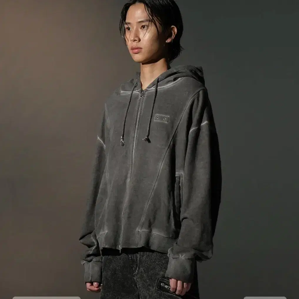 그레일즈 후드 집업 LUNAR ZIP HOODIE [CHARCOAL]