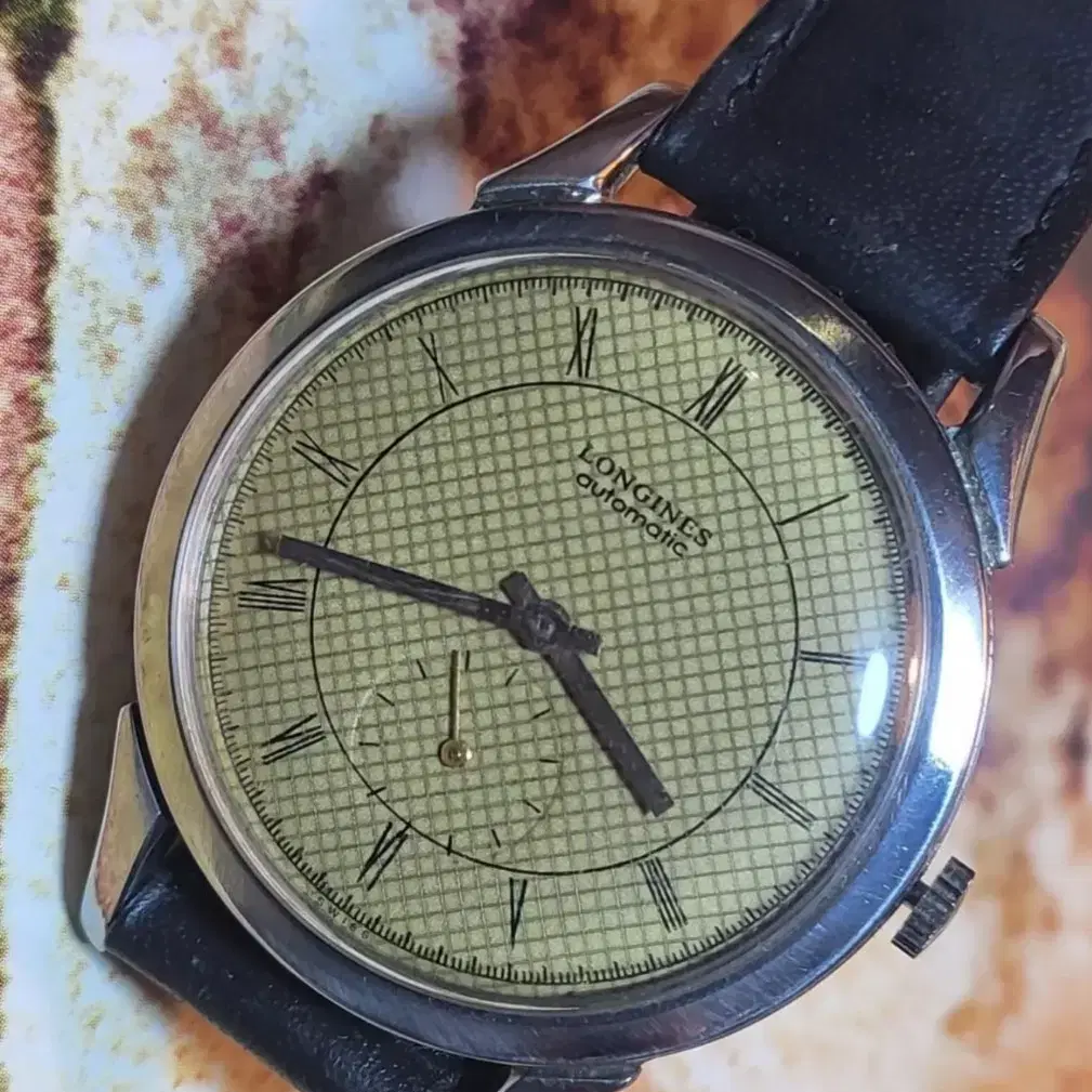 # 95 ) LONGINES  RARE VINTAGE AUTO