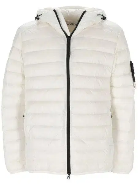 Stone Island 24SS Nylon Lightweight Padded Jacket (White) for sale (New)