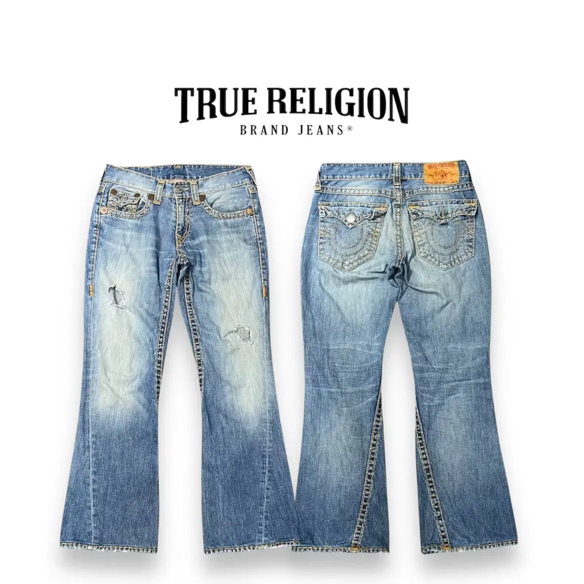 Truly Reliable Stitched Bootcut Pants