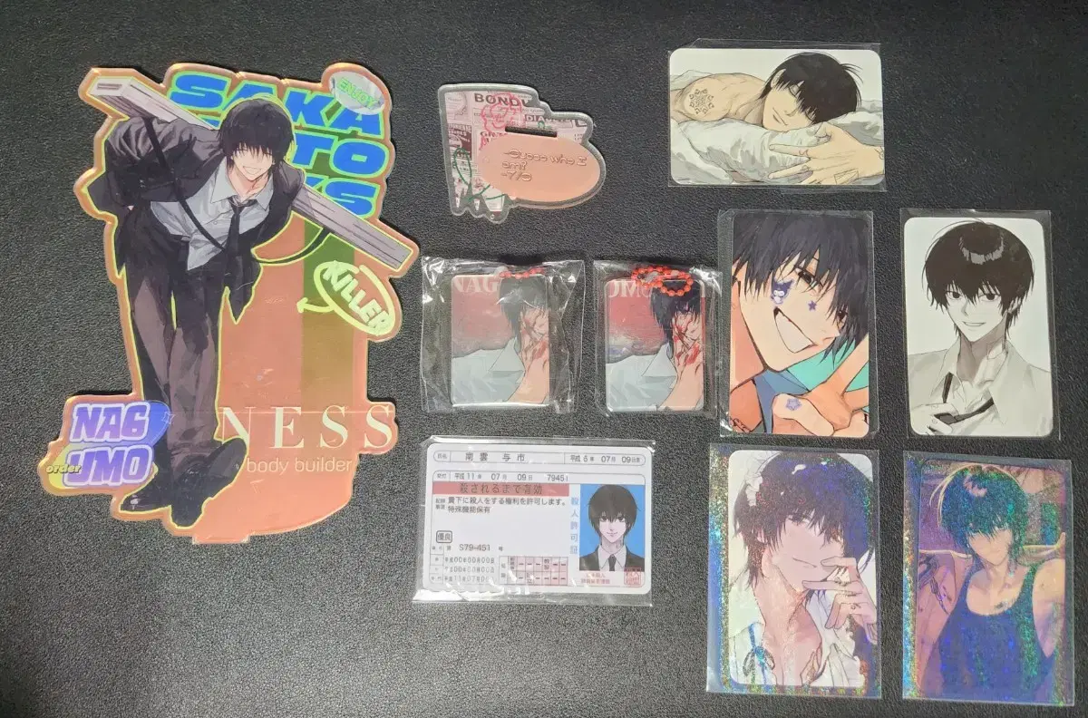 Sakamoto Days Sakadei Nagumo zuu unofficial goods Acrylic+Photocard+Pvac bulk sells