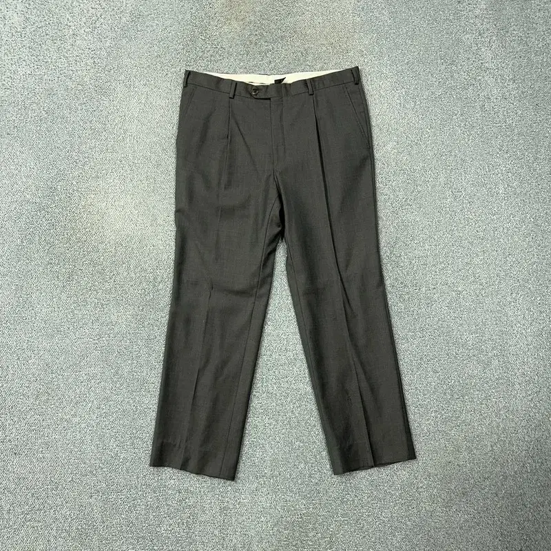 Daks Men's Gray Formal Trousers 34