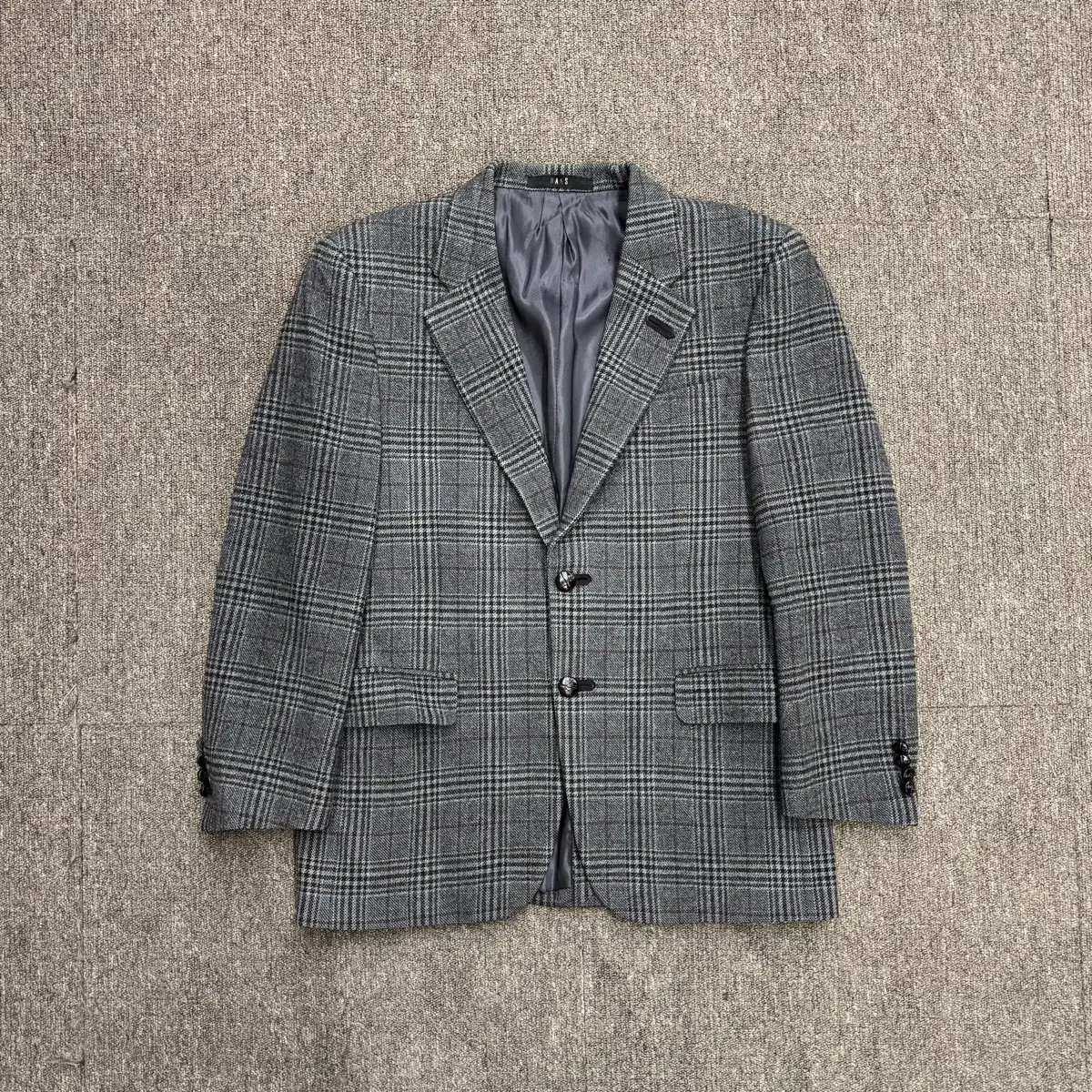 [M] Dax Check Blazer Jacket