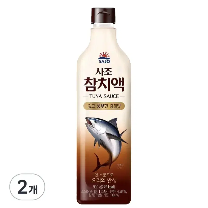 무료배송) 사조 참치액 900ml 2개 참치액젓 액젓