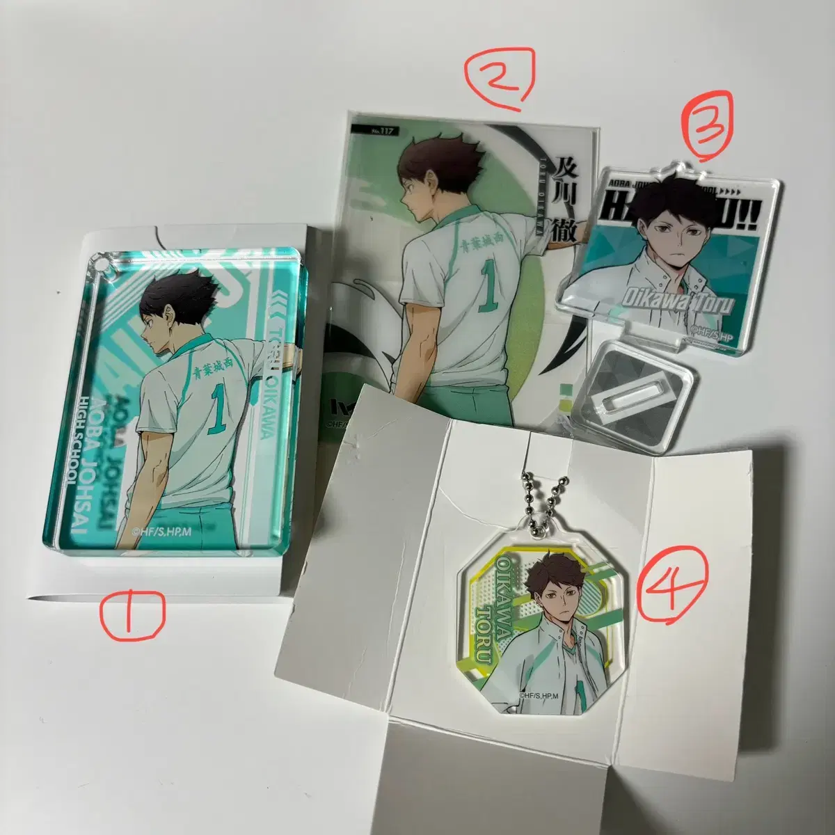 Haikyuu Oikawa Goods Set