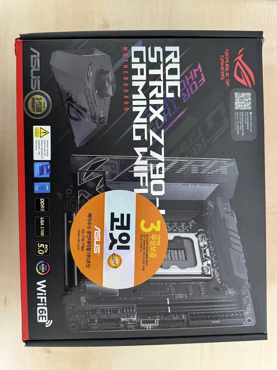 ASUS ROG STRIX Z760-i 팝니다