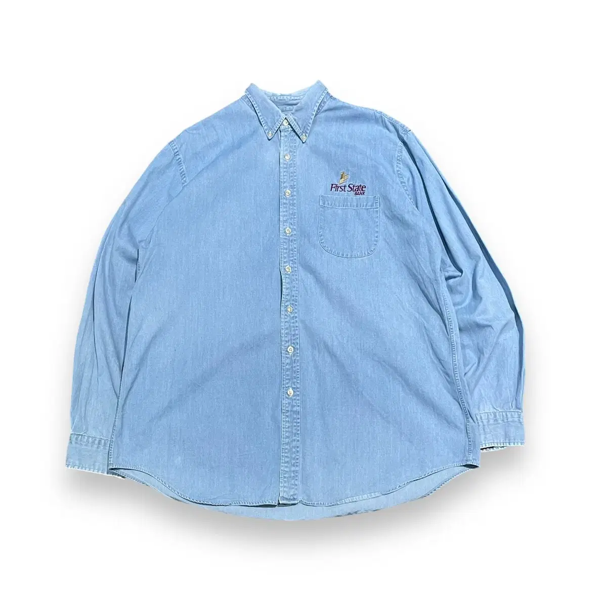 Land's End Pocket Denim Shirt