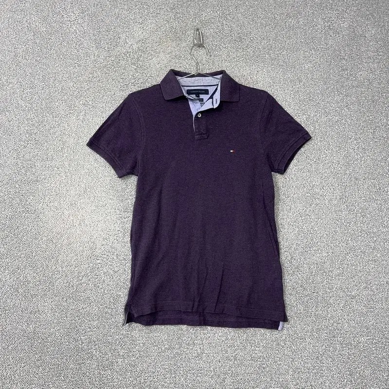 Tommy Hilfiger Purple Logo Short Sleeve Karati S