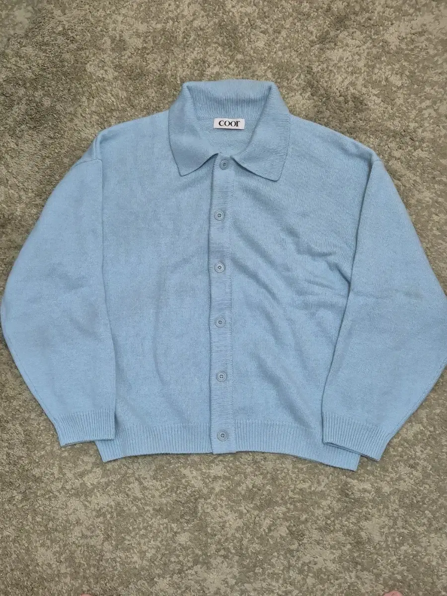 [size M] Coor Topfill Cashmere Wool Kara Cardigan in Baby Blue