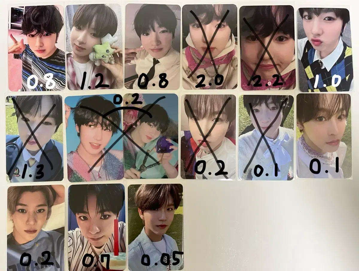 NCT wish NCT WISH Photocard Sakuya sion riku Jaehee Unreleased Photocard