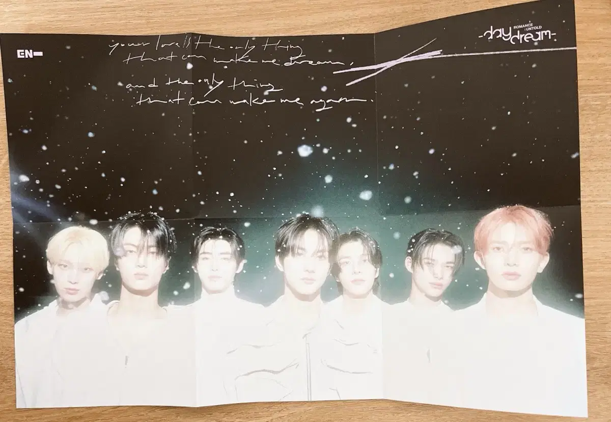 Enhypen Daydream White Midnight Poster