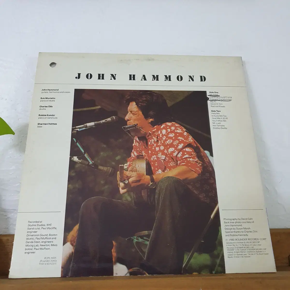 존하몬드 JOHN HAMOND  LP  1991