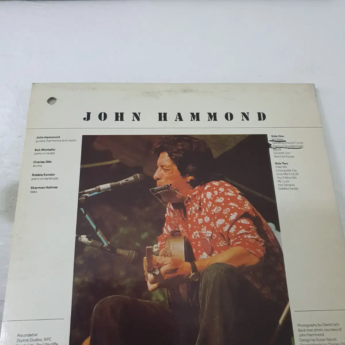 존하몬드 JOHN HAMOND  LP  1991