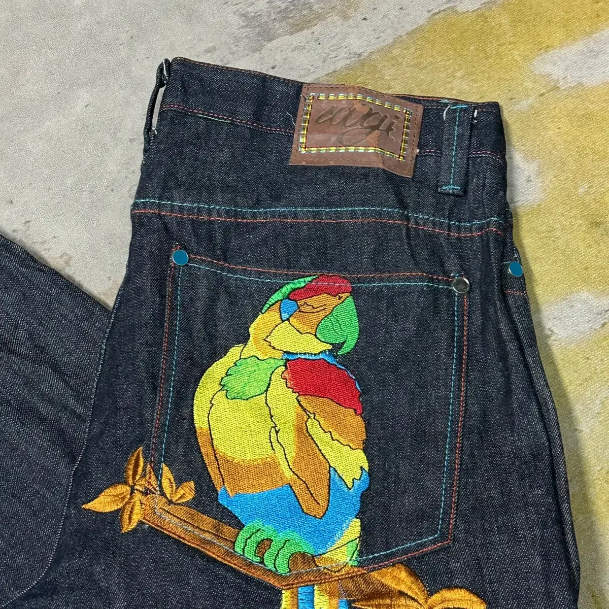 COOGI Coogi Unique Embroidered Overfit Denim Jeans 40