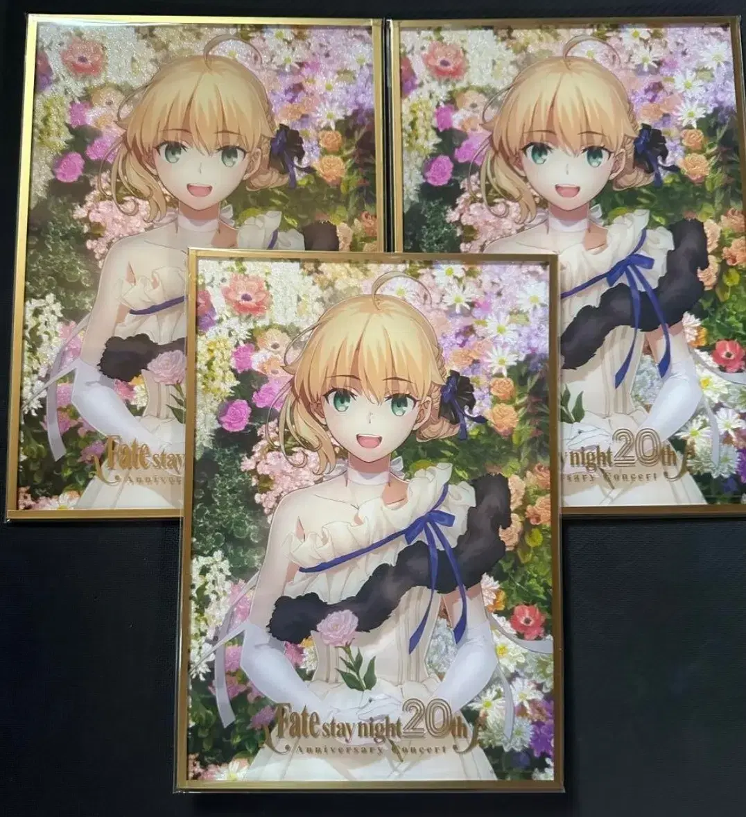 Fei Pesna Saber Artoria 20th Anniversary Orchestra Concert acrylic Color Paper