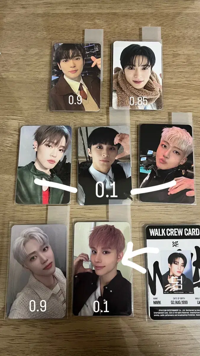 NCT Dream nct127 photocard WTS