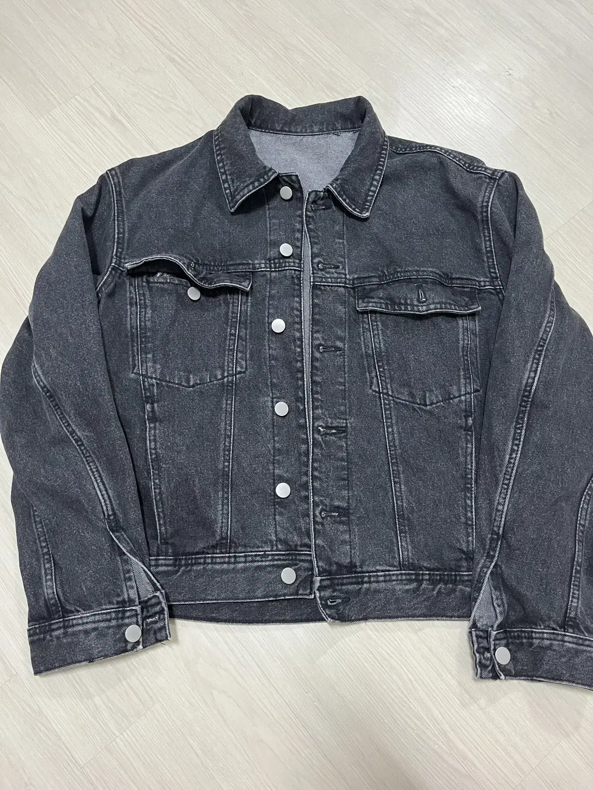 8 Seconds Black and Blue Denim Jacket