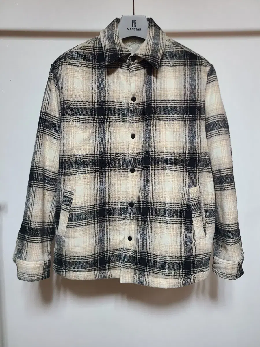 SPAO Fleece-lined shirt