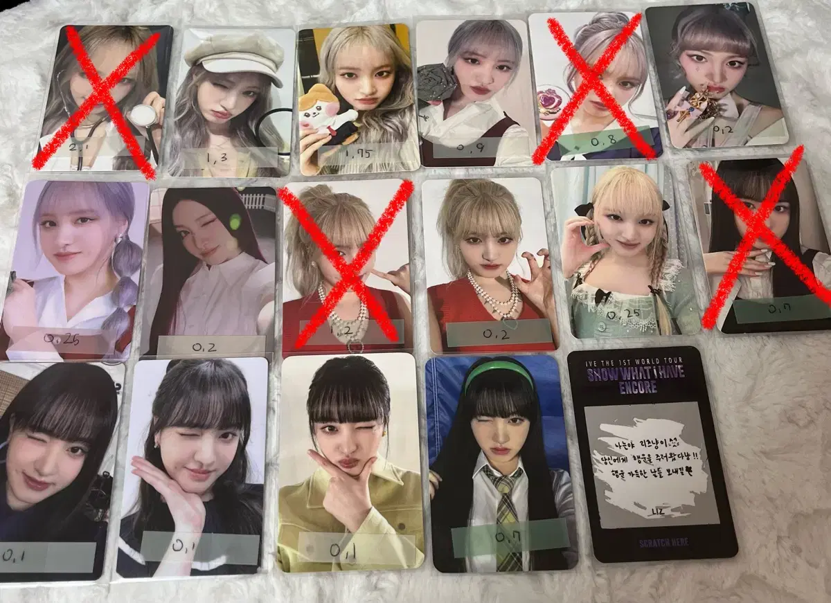 ive photocard switchmineupdmd yujin gaeul leeseo wonyoung leeseo wts bulk wts