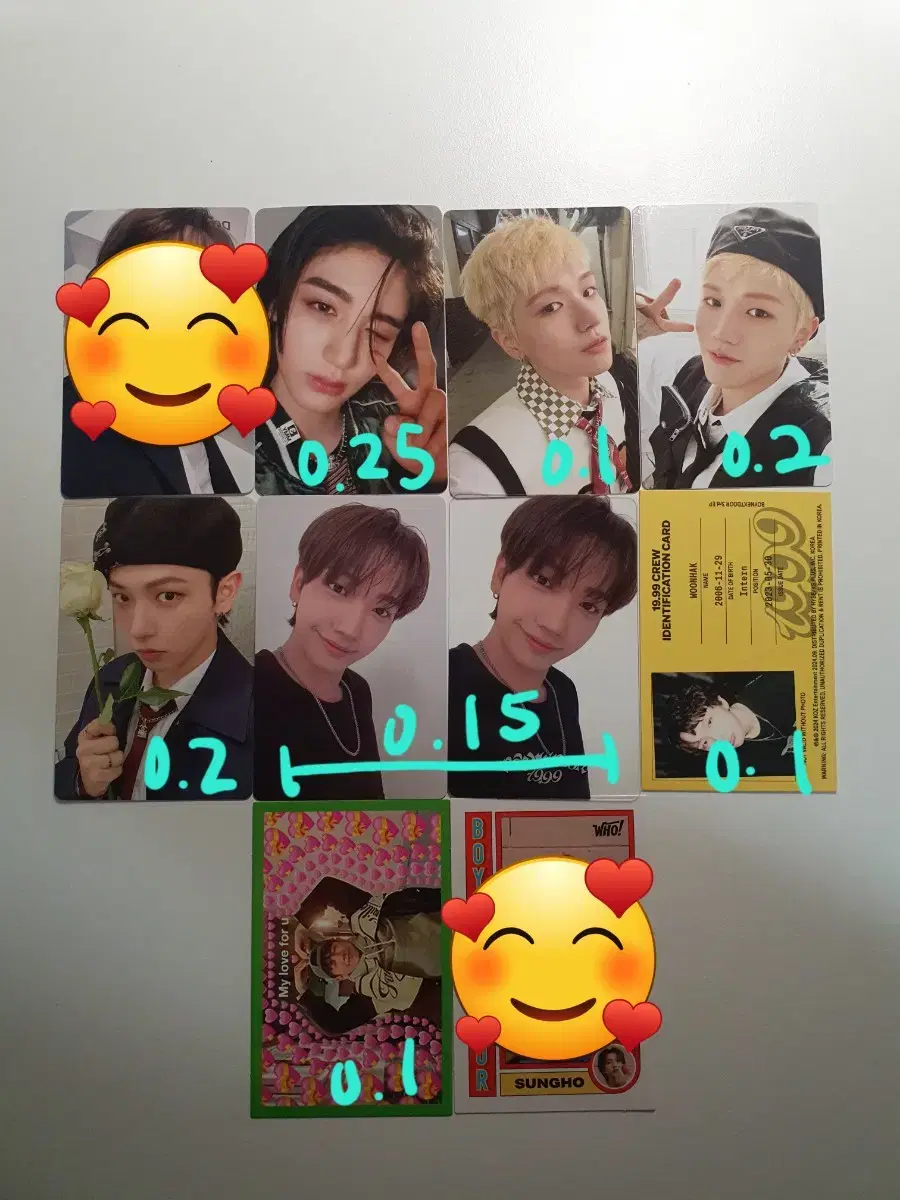 (폭덤) boynextdoor photocard sungho liu myung jaehyun han taesan woonhak