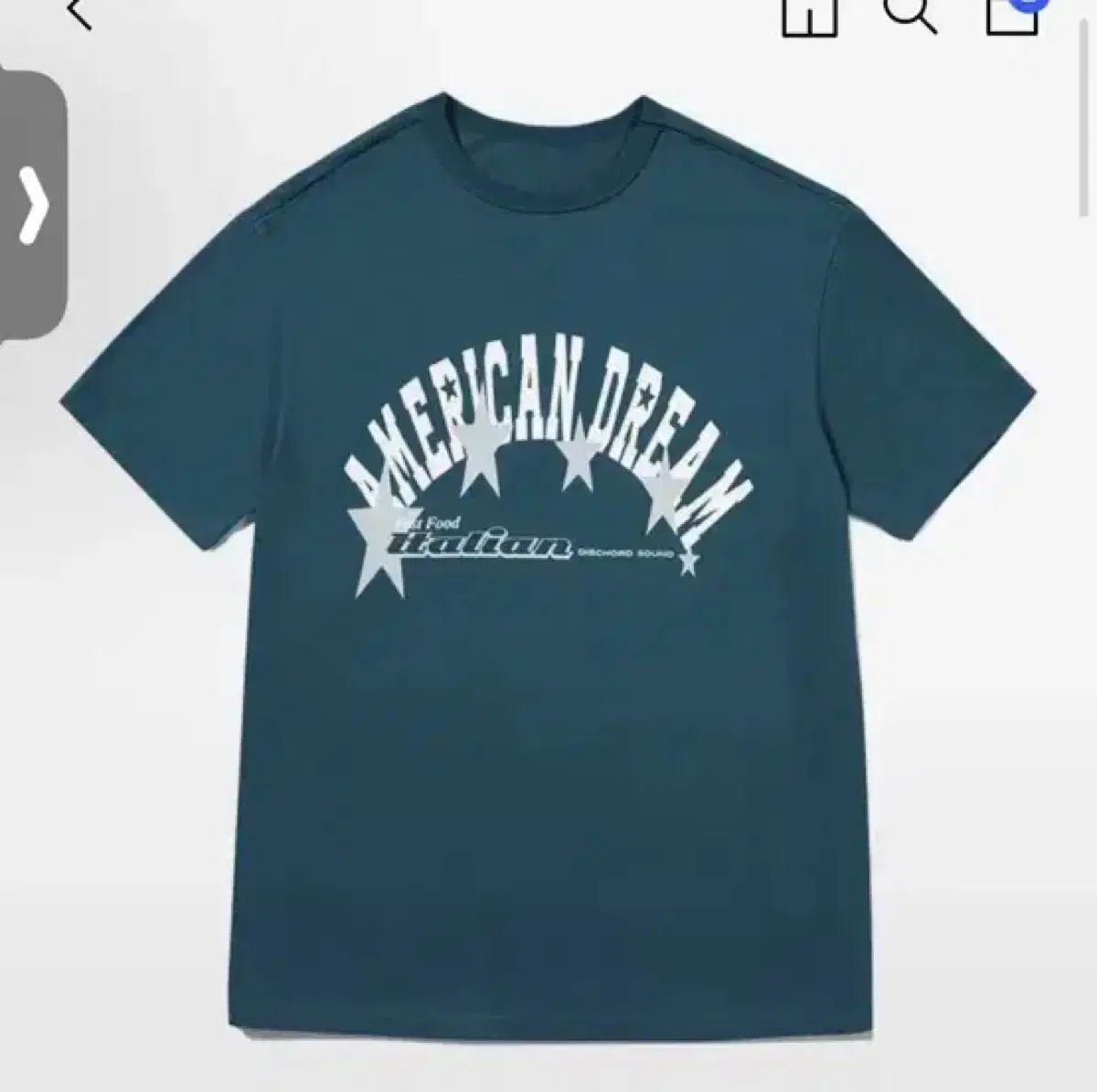 DiscordSound Short Sleeve Tee Star Tee Teal Bloo