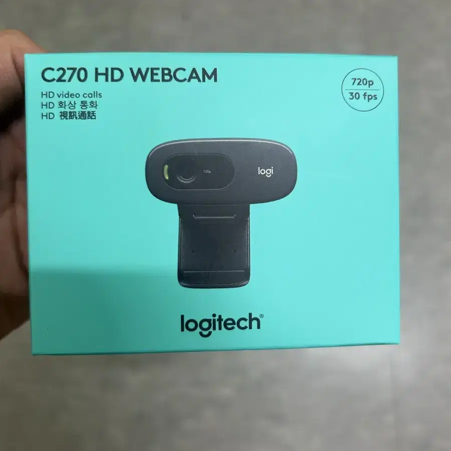 로지텍 웹캠 c270 hd webcan 미개봉상품 팝니다