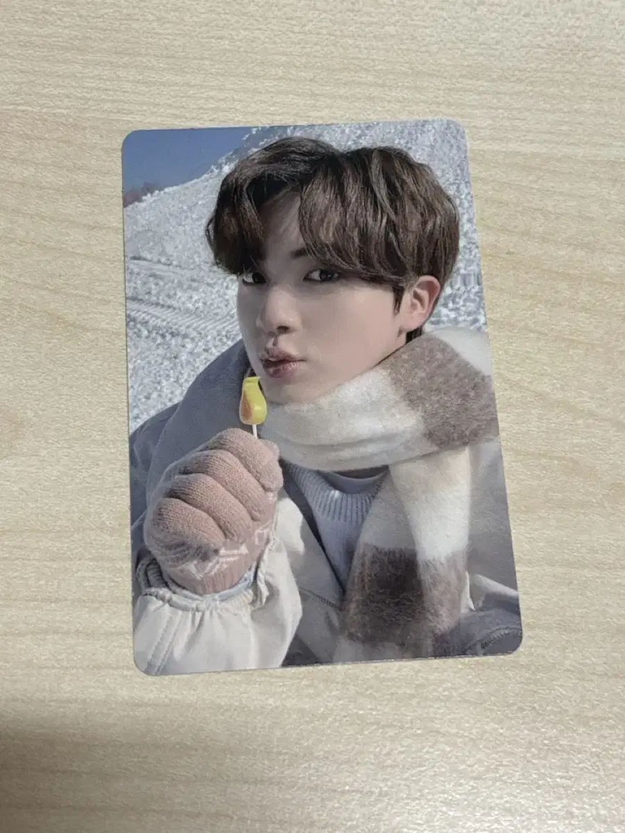 Bangtan seokjin winpae photocard