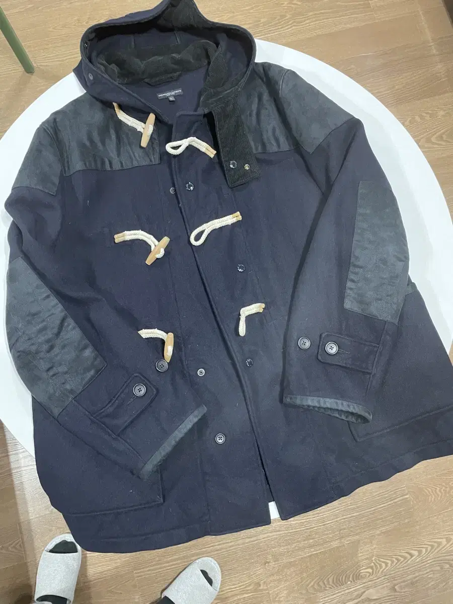 Engineered Duffel Coat Navy Size L