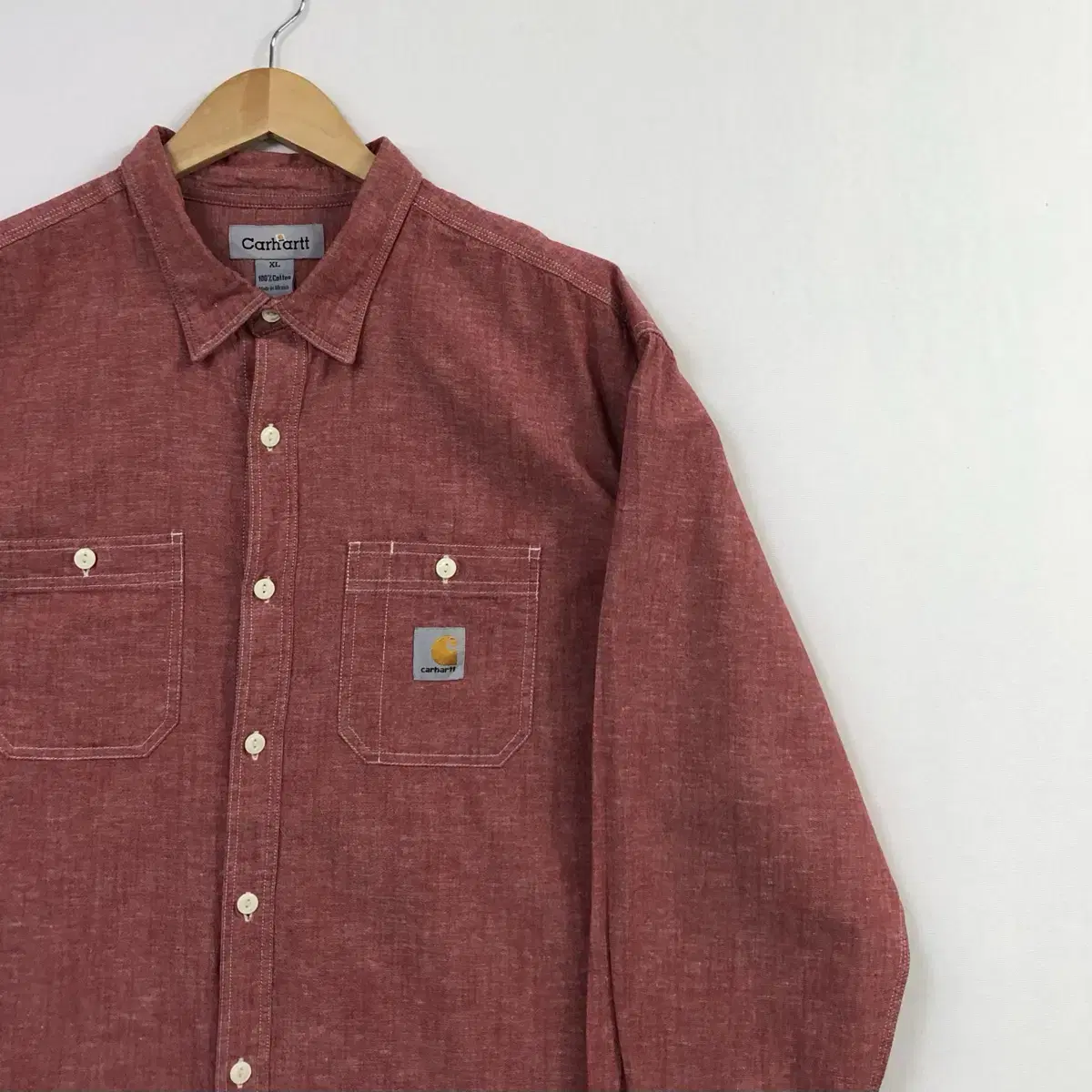 XL Calhart Chambray Denim Work Shirt