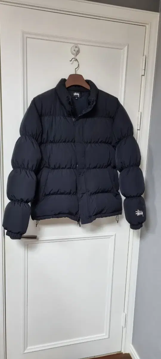 L Stussy 22FW Ripstop Down Puffer Jacket Padded