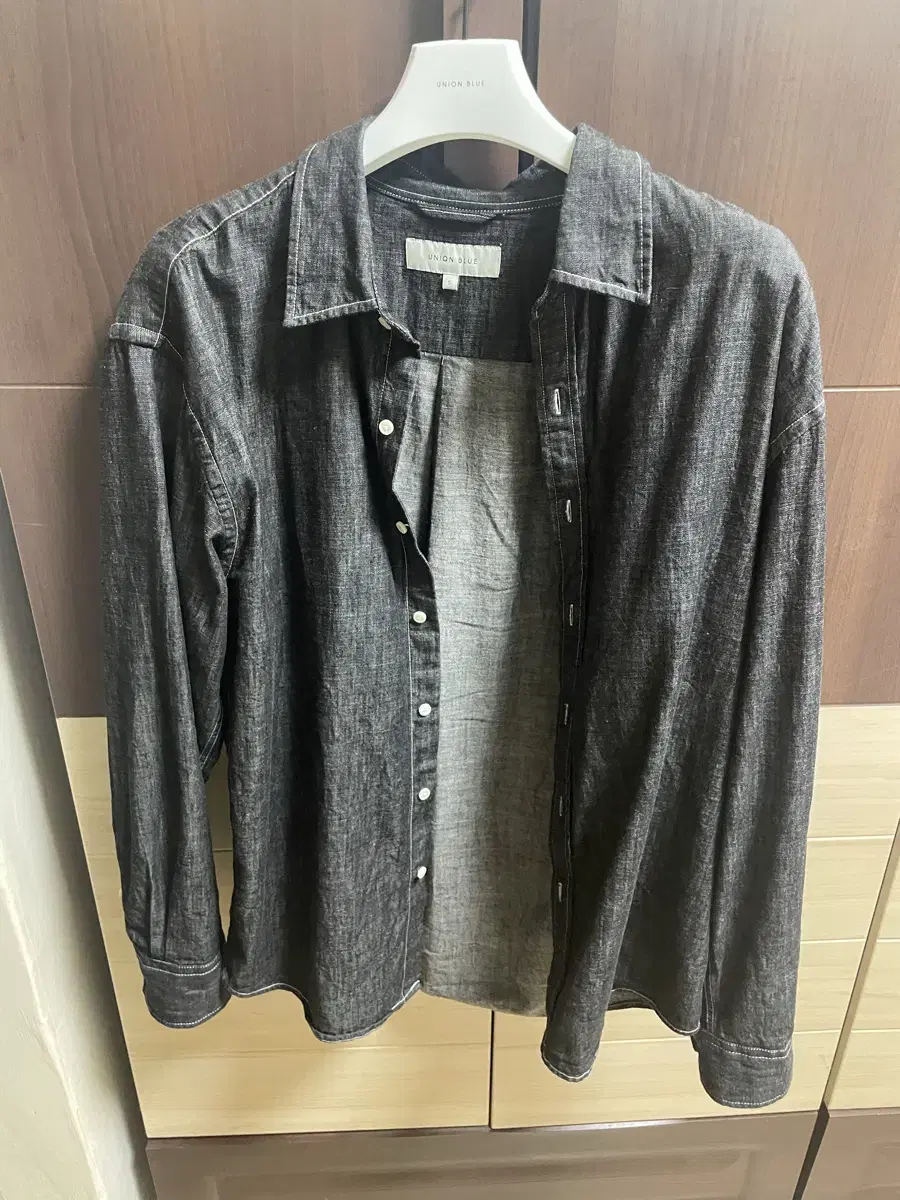 Union Blue Denim Shirt Black S