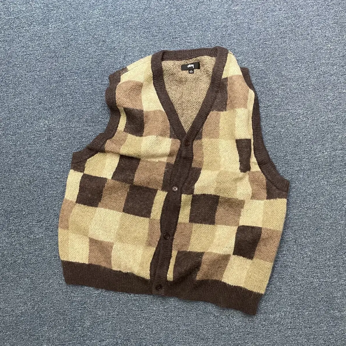 Stussy Plaid Vest