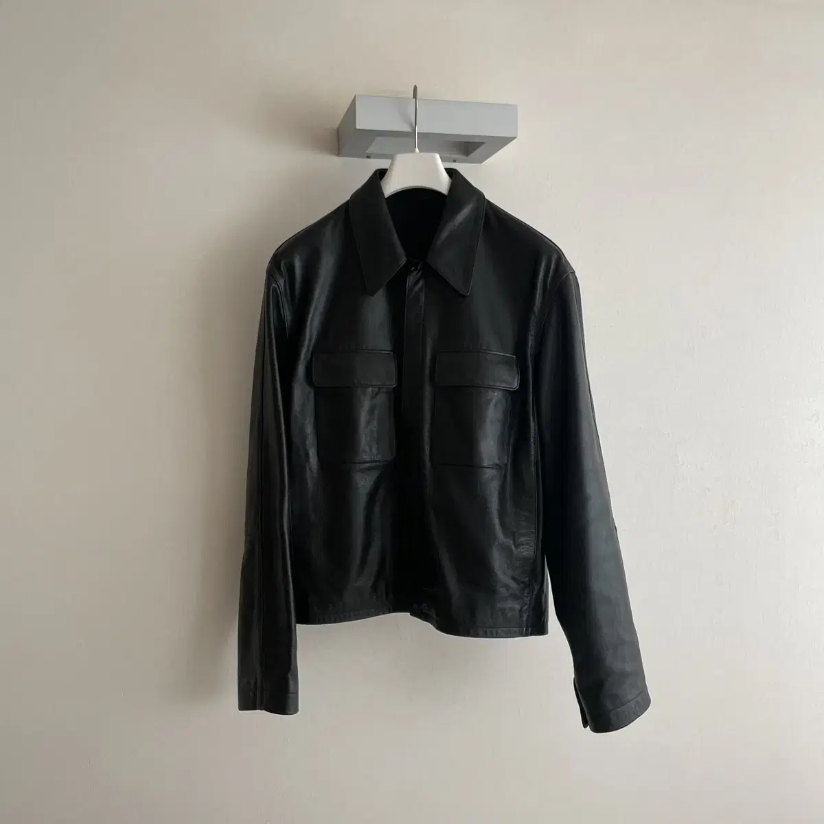 Sell ) Le Mer 20FW Large kara Leather Jacket