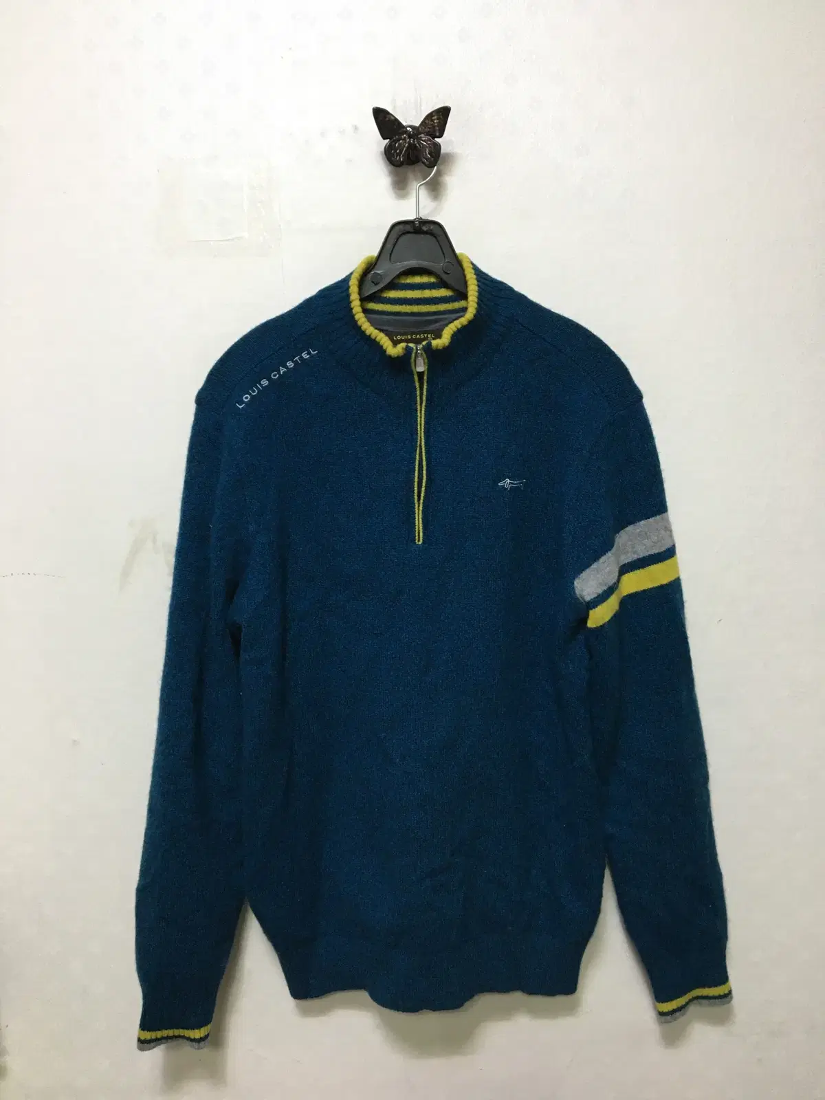 Men's vahn windbreaker knit for Louis Castel