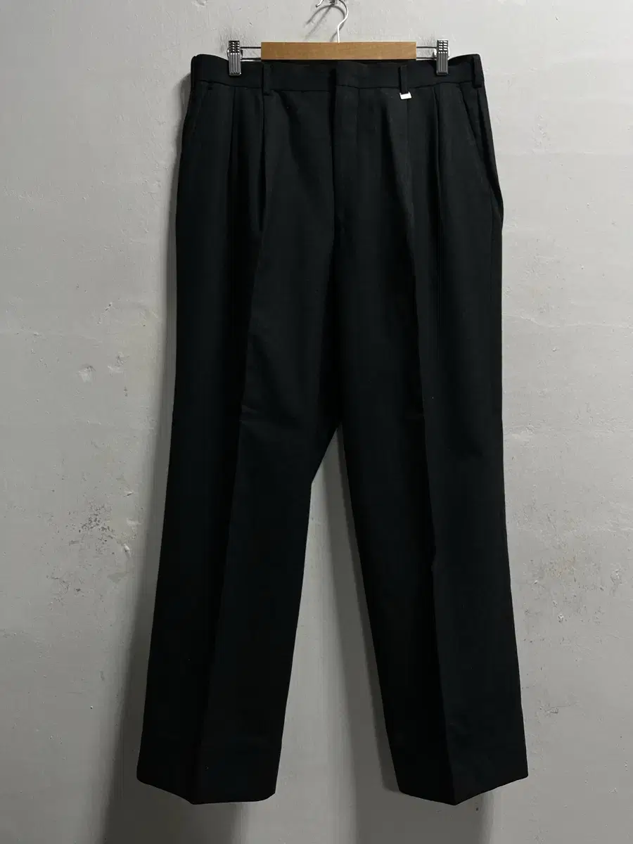 34 BALMAIN Balmain Cashmere Wool Wide Balloon Slacks Pants Genuine