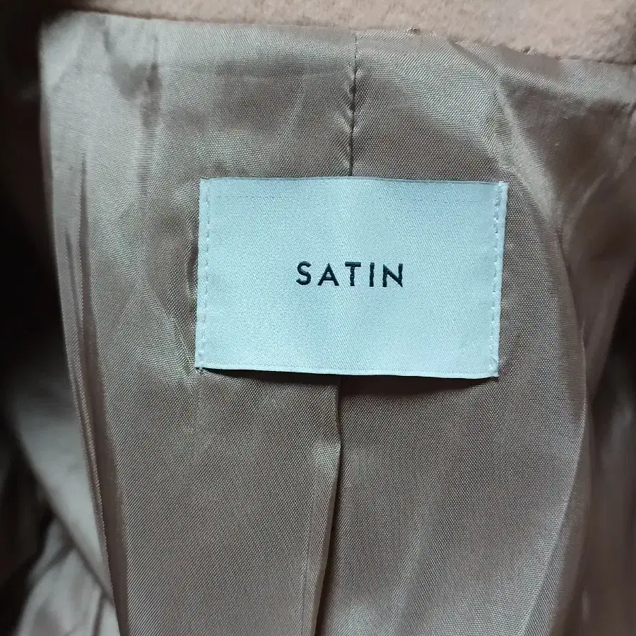 SATIN 울캐시미어 코트