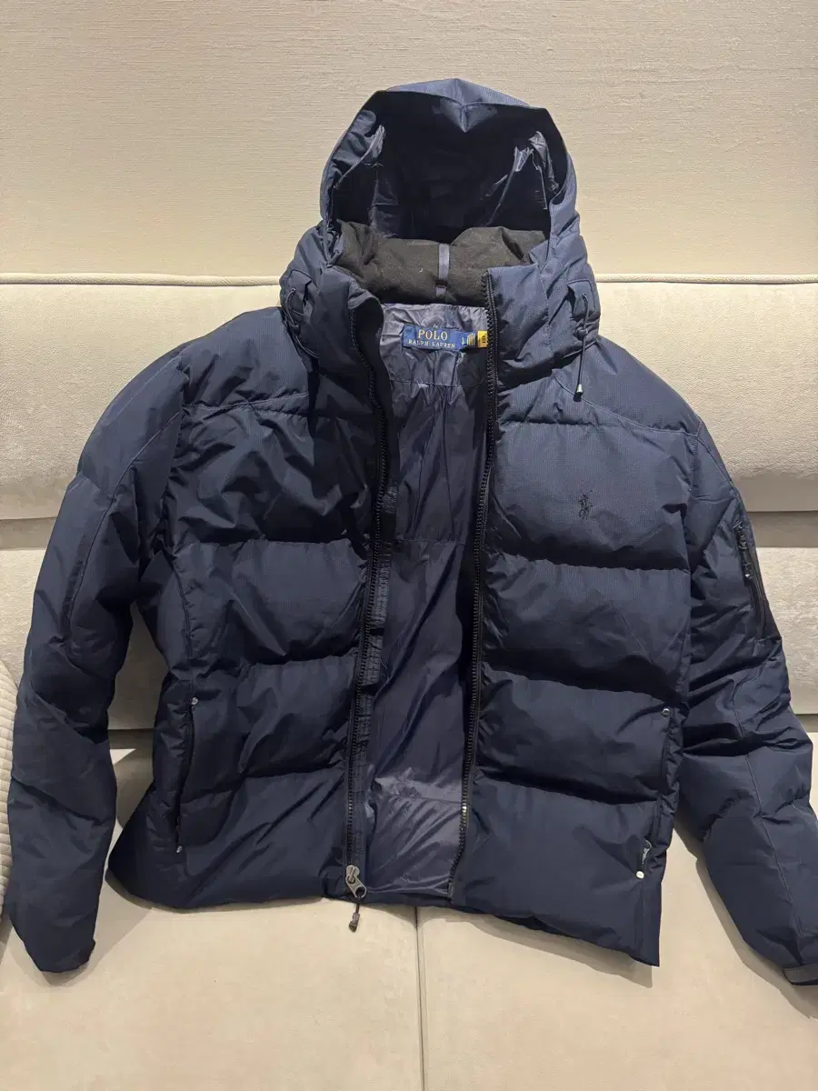 Polo Duck Down Padded Navy L (1 wear)