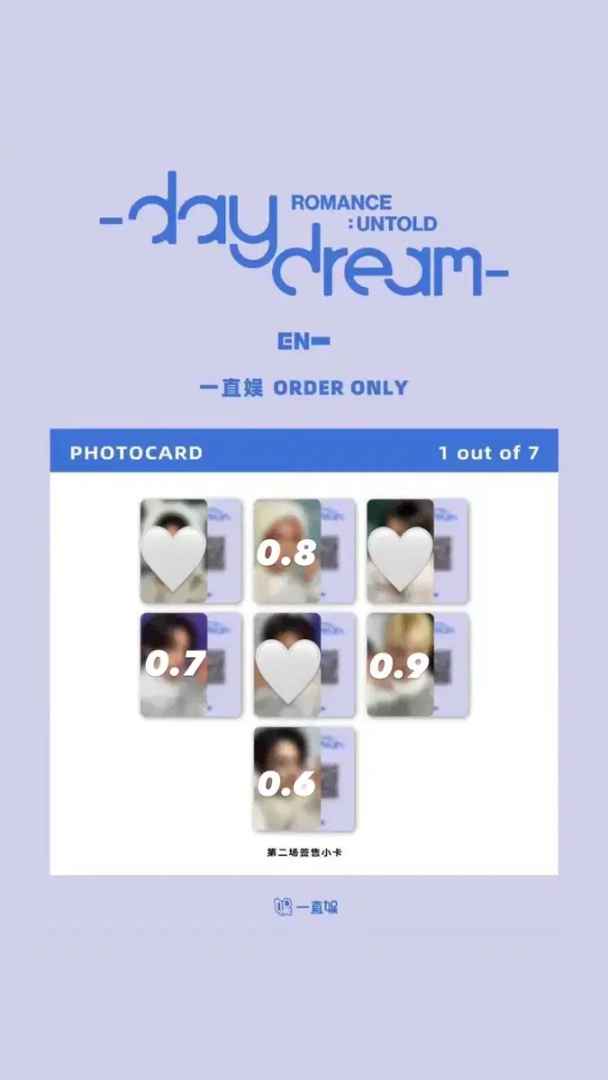 Enhypen Daydream yizhiyu video call event 2nd Buncheol