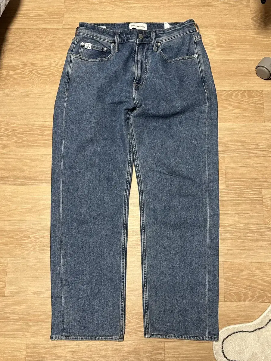 (30 recommended)Calvin Klein Semi Wide Fit Denim Wash Jeans