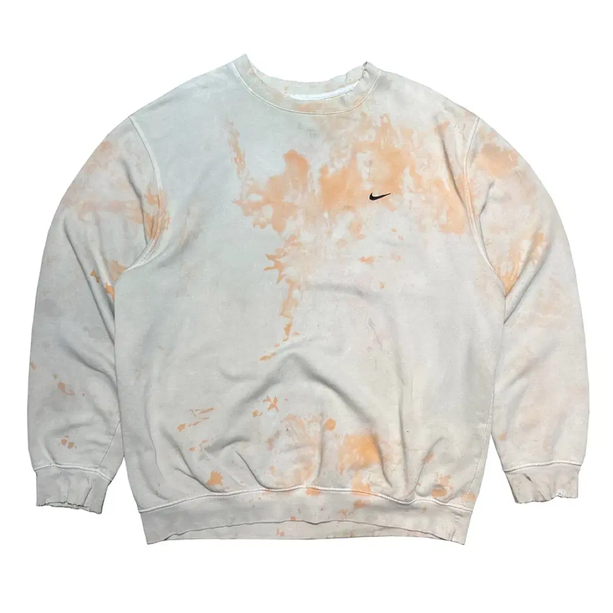 [110]Old Nike Logo Damage Painting Sweatshirt