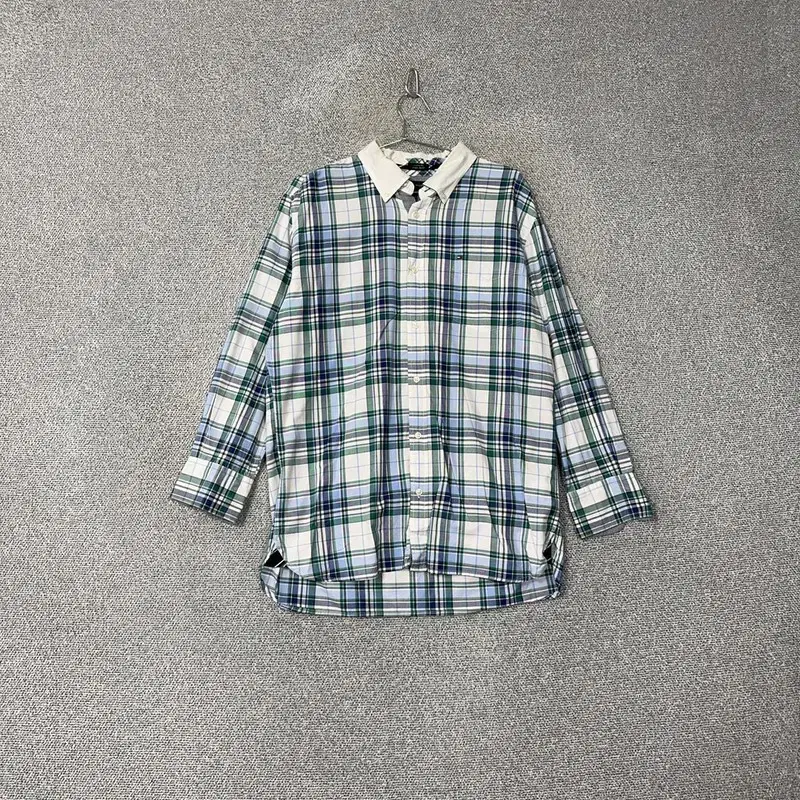 Tommy Hilfiger Box Fit Logo Check Shirt L