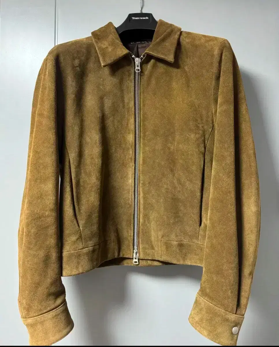 [M] Tony Weck Port Minimalist Suede Jacket