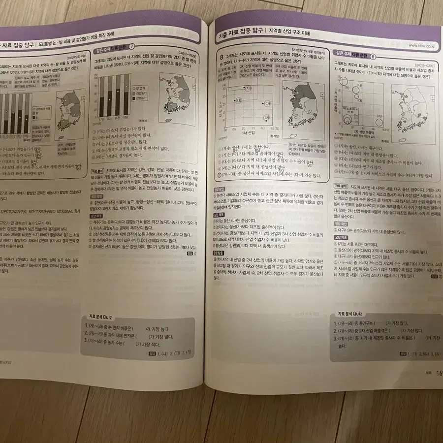 2025학년도 수능특강 한국지리 연구용