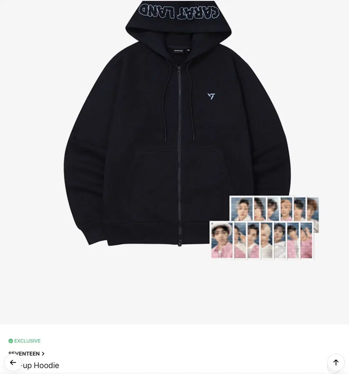 Seventeen 2023 Caratland Hoodie Zip Up