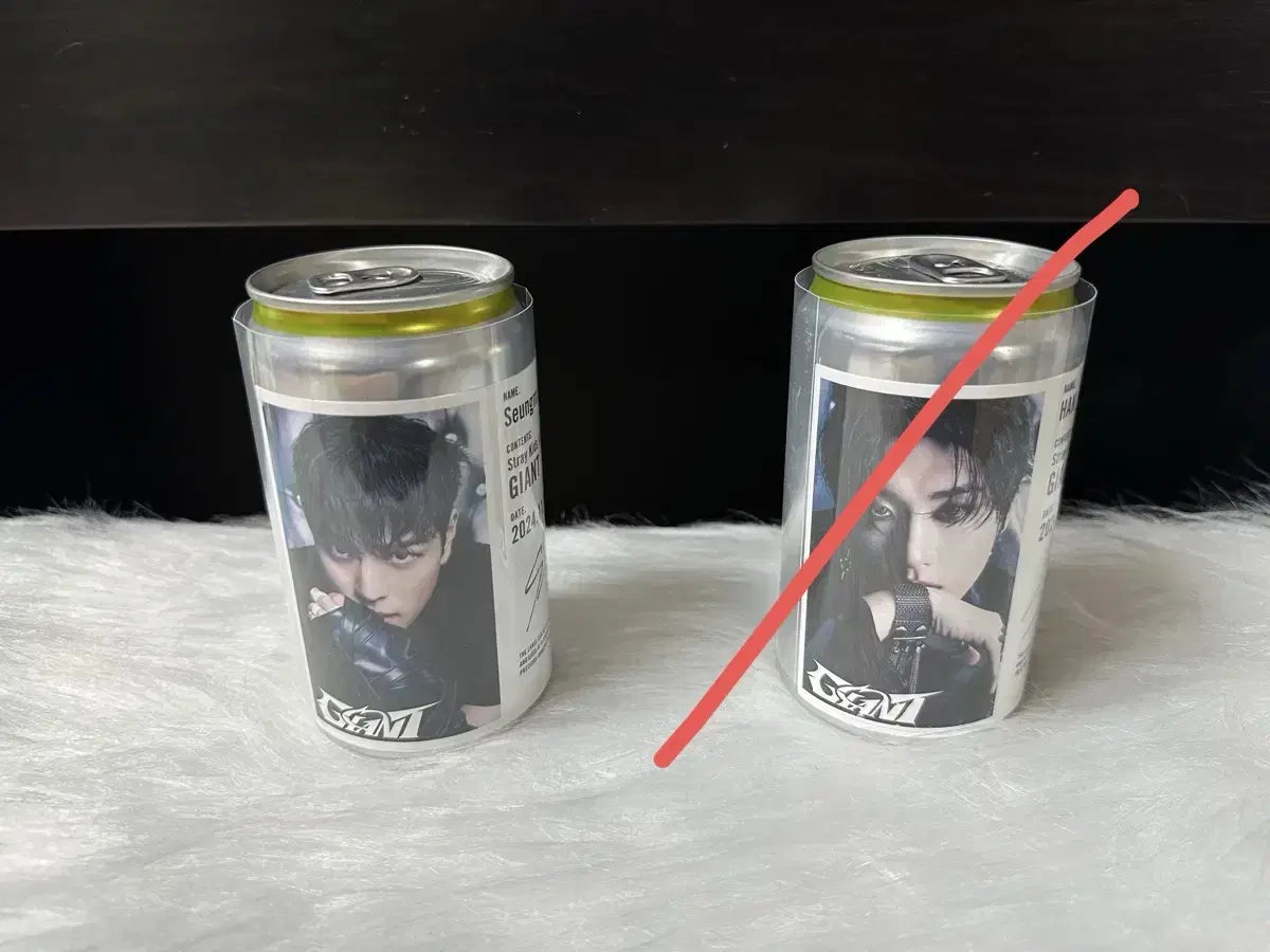 Skz Giant vending machine canned drink (lemon scotch) Seungmin, Han