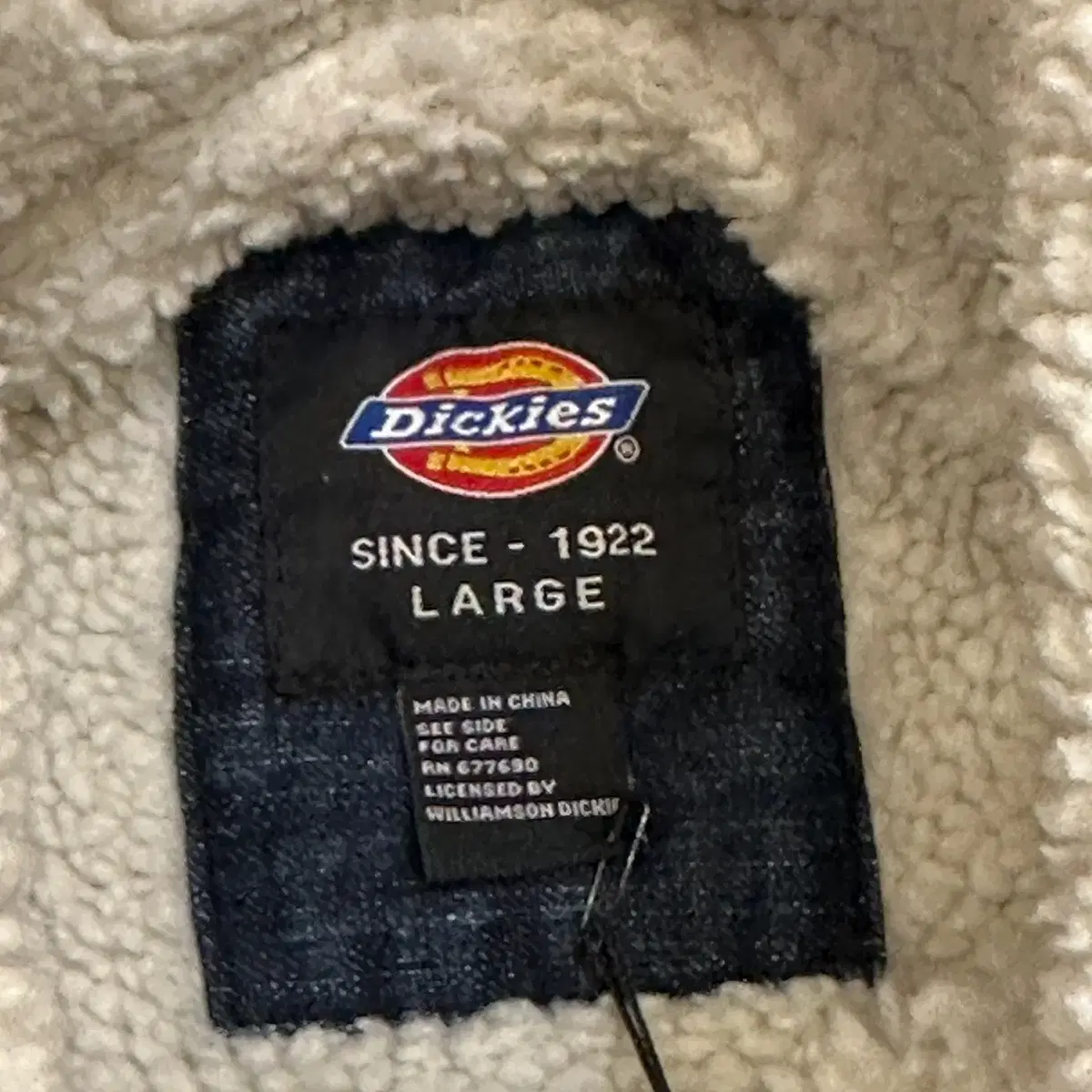 Dickies 디키즈 데님 쉘파 양털 자켓