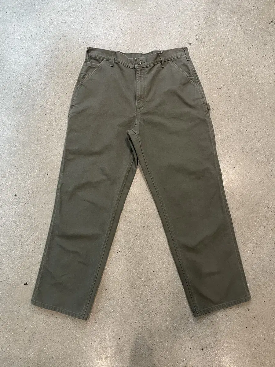 Vintage Calhart Carpenter Pants in Moss Green