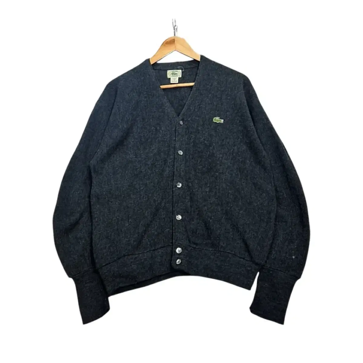 Lacoste cignature Logo Wool Cardigan