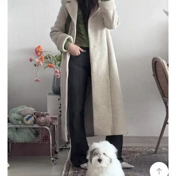 Runway Maxi Wool Coat (Oatmeal)